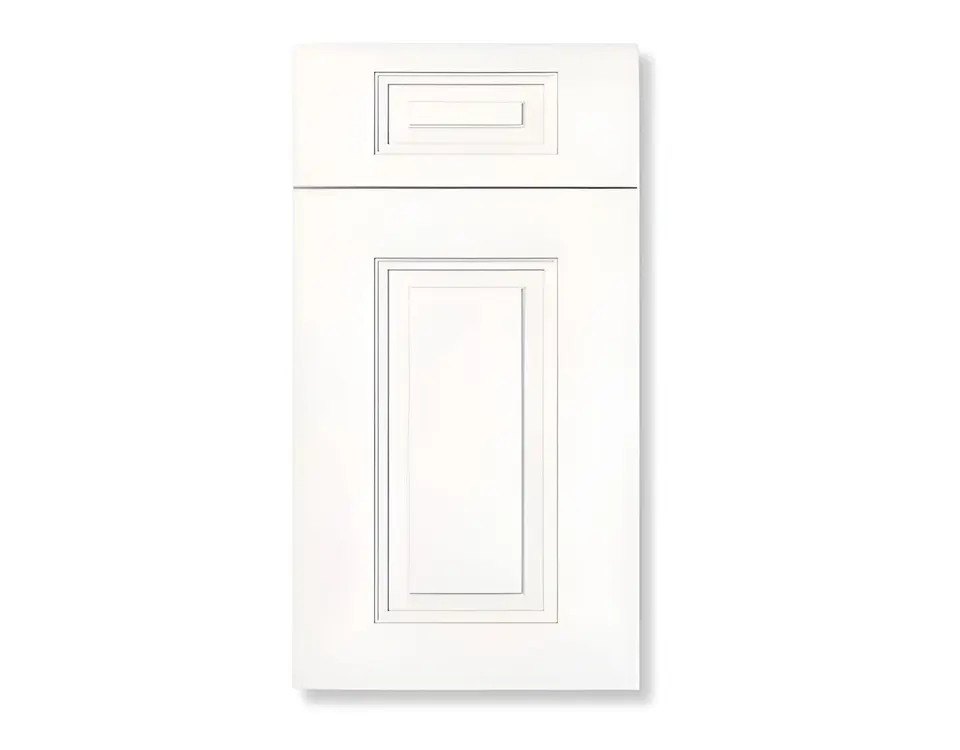 Aspen white, shown as a flat sample