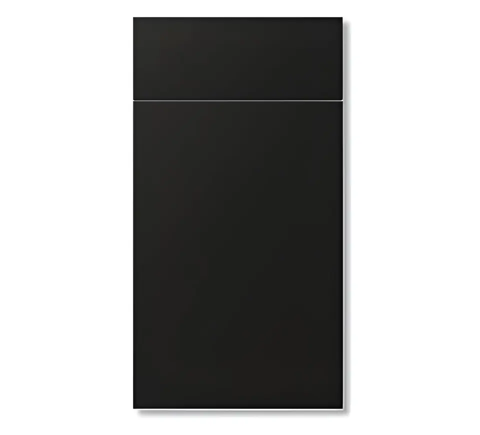 Matte black, shown as a flat sample