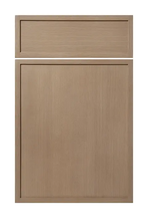 Slim shaker, oak, shown as a flat sample