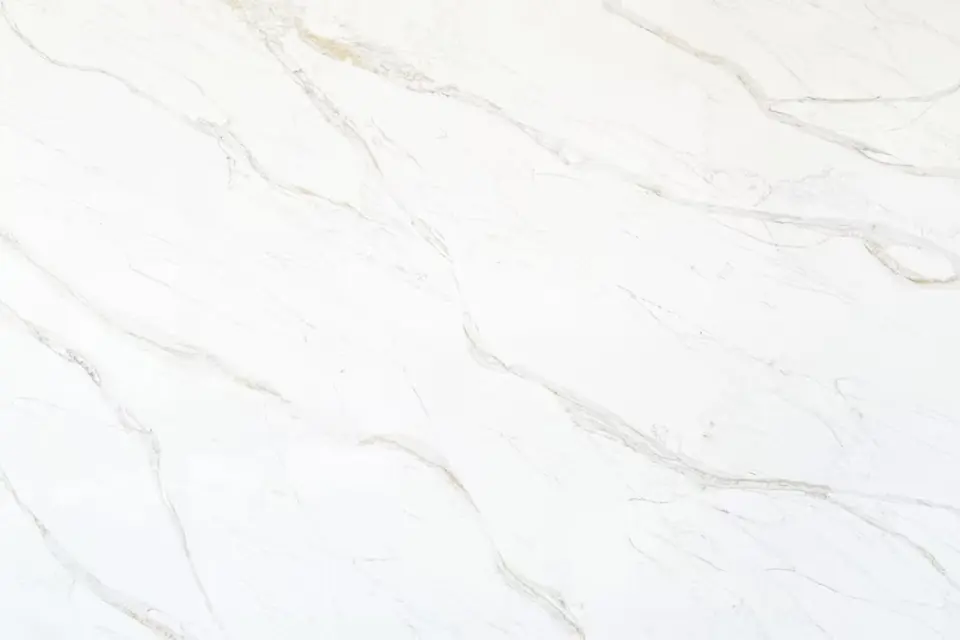 Calacatta Lucca, shown as a flat sample