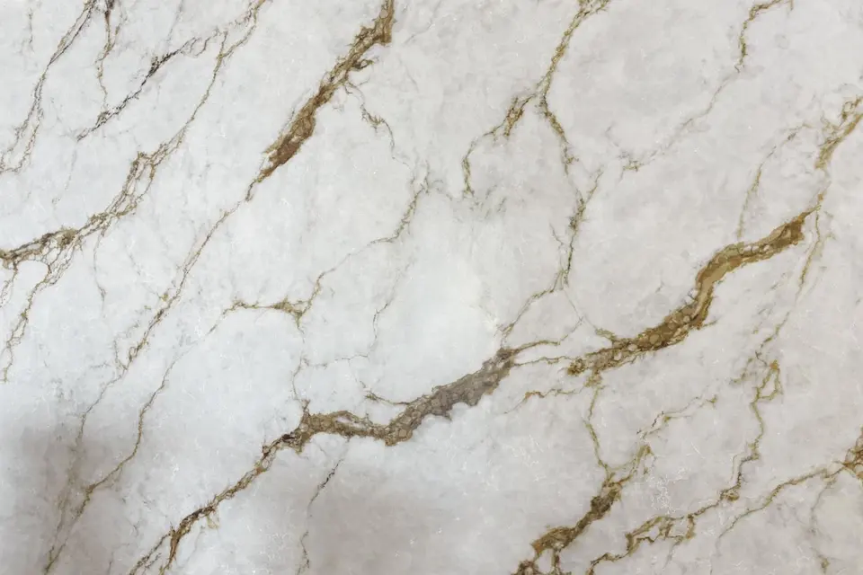 Calacatta New Perla, shown as a flat sample