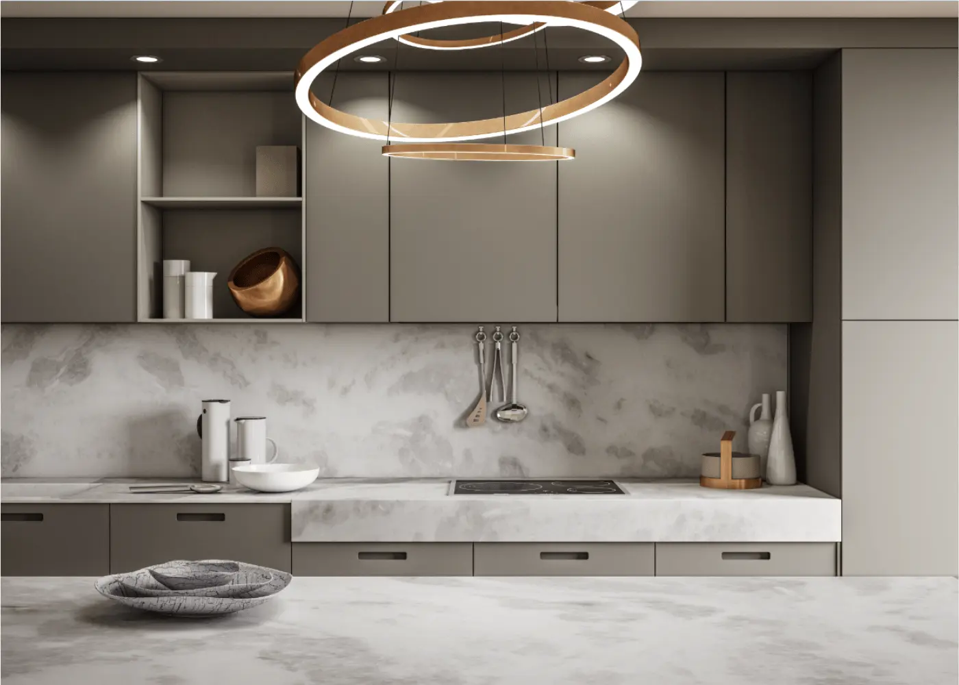 Namib Fantasy stone in a rendering of a room