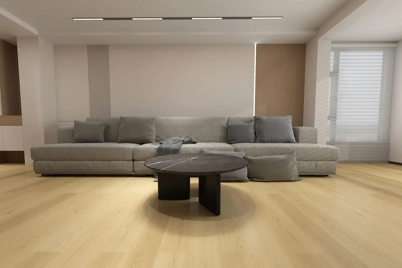 Sand Dune floor in a rendering of a room