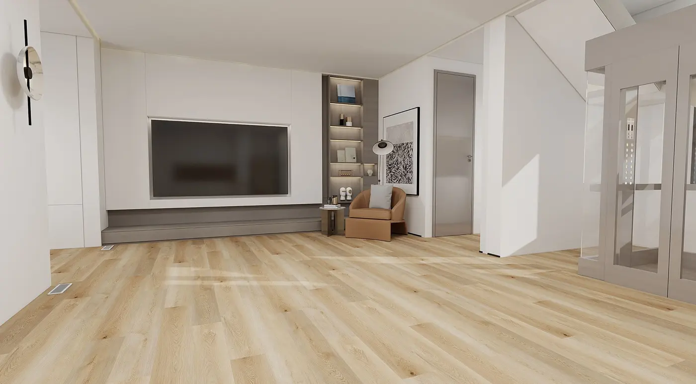 Sandwort floor in a rendering of a room