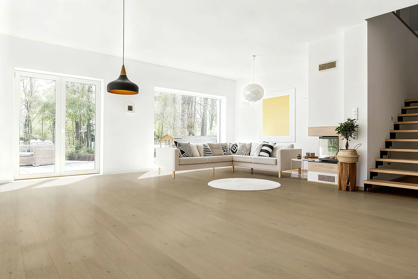 Shenandoah floor in a room