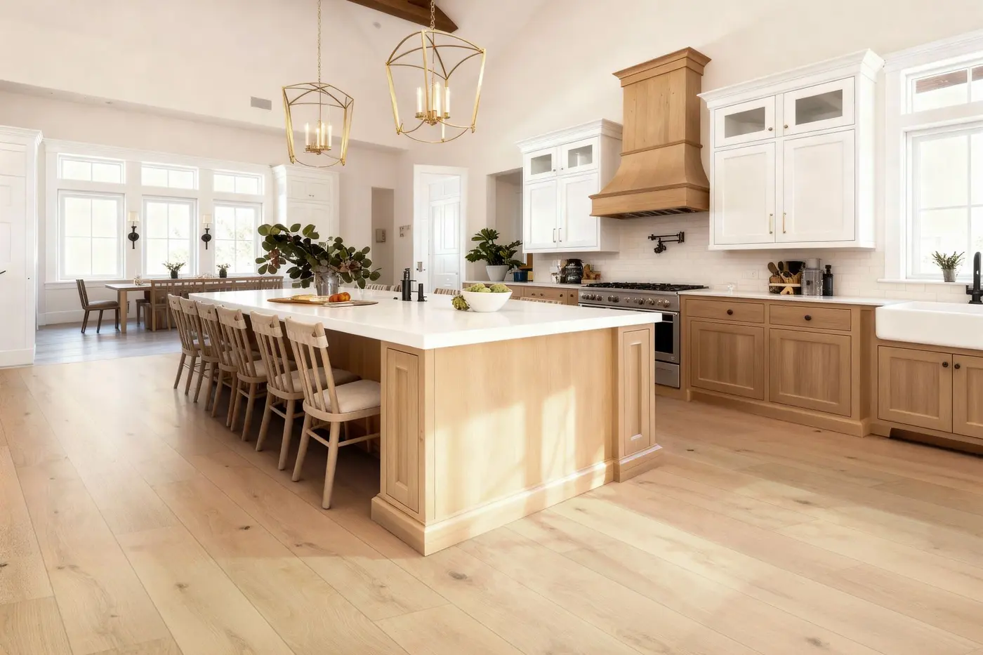 Terra floor in a room