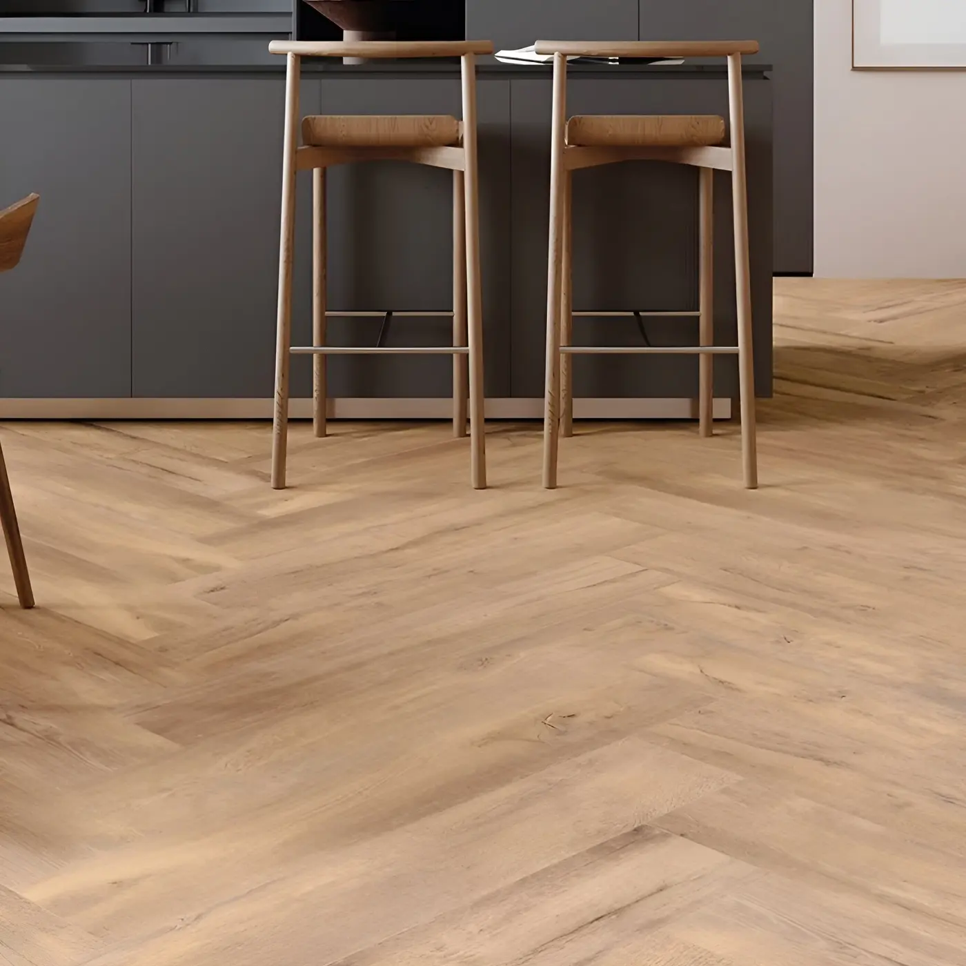 Palmara chestnut tile in a rendering of a room