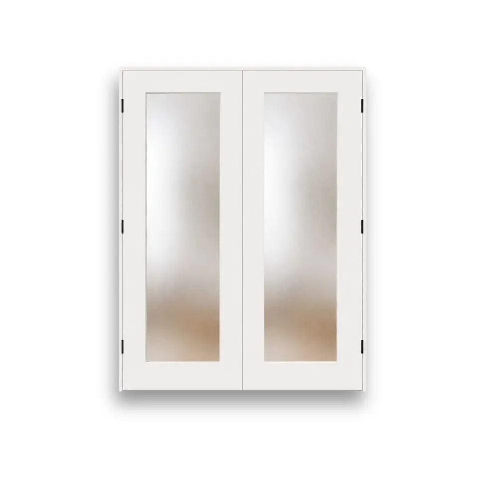 1-lite frosted double glass door, shown as a flat sample