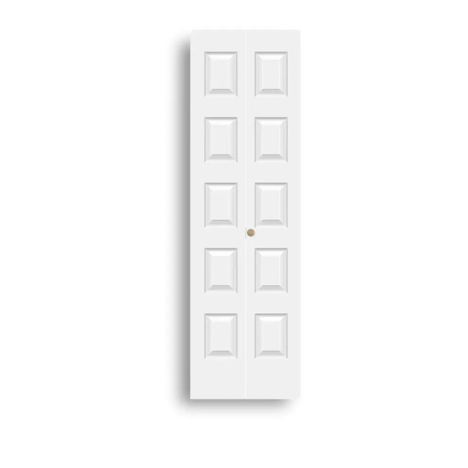 5-panel bifold door, hollow core, shown as a flat sample