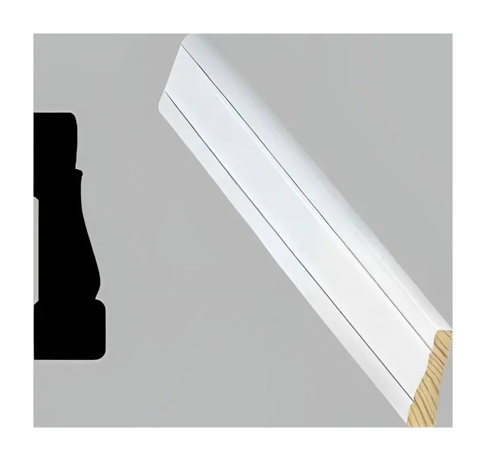 Casing, 2 1/4", primed pine, shown as a flat sample